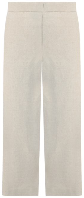 Women's 100% Linen Solid Cropped Pull-On Pants, Created for Macy's