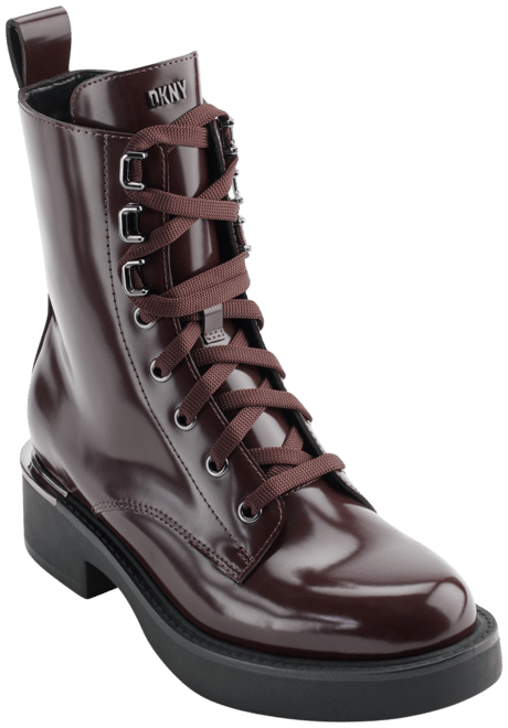 DKNY Women s Talma Lace Up Combat Boots Macy s