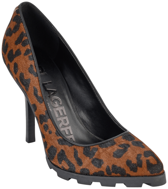 Madelyn Slip On Pointed Toe Lug Sole Pumps