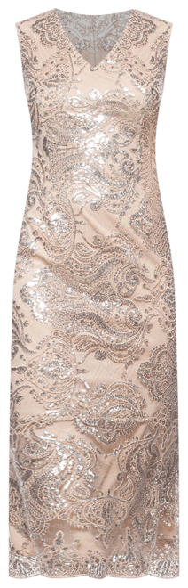 Marina sequin lace midi dress hotsell