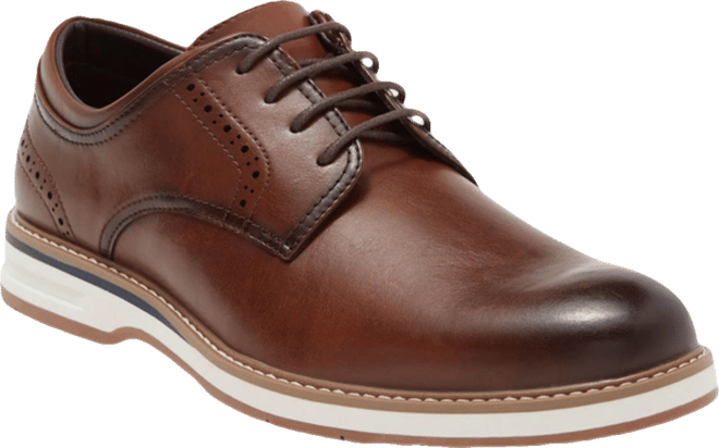 Men's Hybrid Dress Casual Lace-Up Plain Toe Derby Shoes