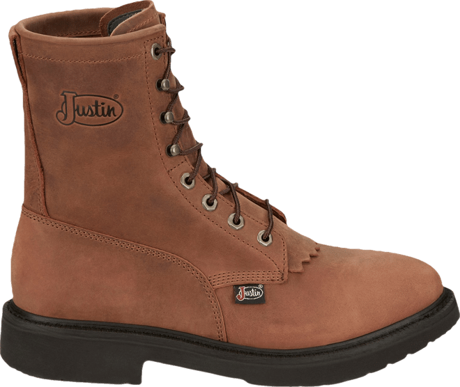 justin Justin Originals Men's Livestock Lace-Up 8 in Boots | Academy