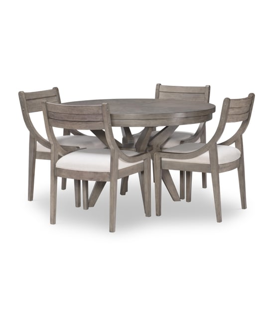 Greystone Ii 5-Pc. Dining Set (Round Table & 4 Chairs)