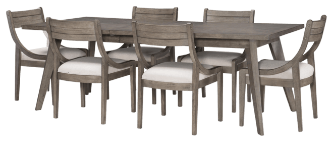 Greystone Ii 7-Pc. Dining Set (Rectangular Table & 6 Chairs)