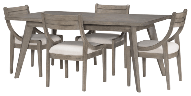 Greystone Ii 5-Pc. Dining Set (Rectangular Table & 4 Chairs)