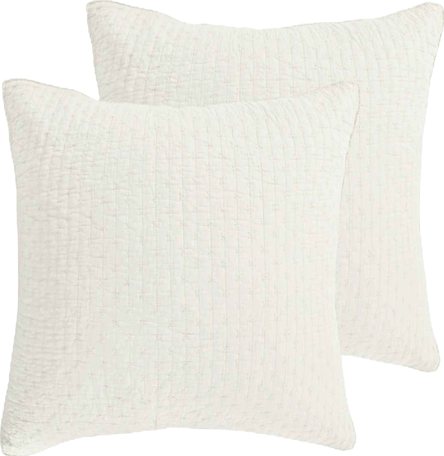 Cross Stitch Stitching 2-Pc. Sham Set, European