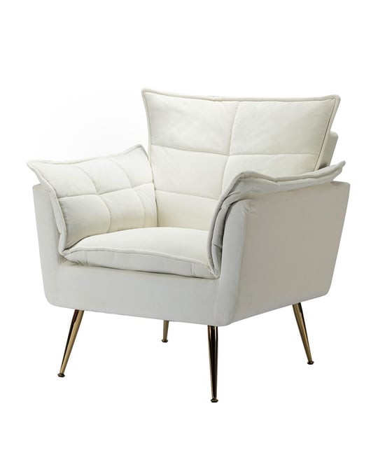 Velvet Accent Chair with Gold Legs for Living Room Bedroom