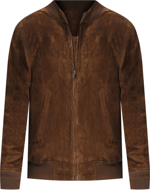 Men Wwii Suede Leather Tanker Jacket