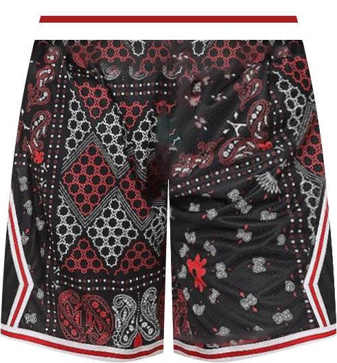 Mens Bandana Ultra Basketball Shorts