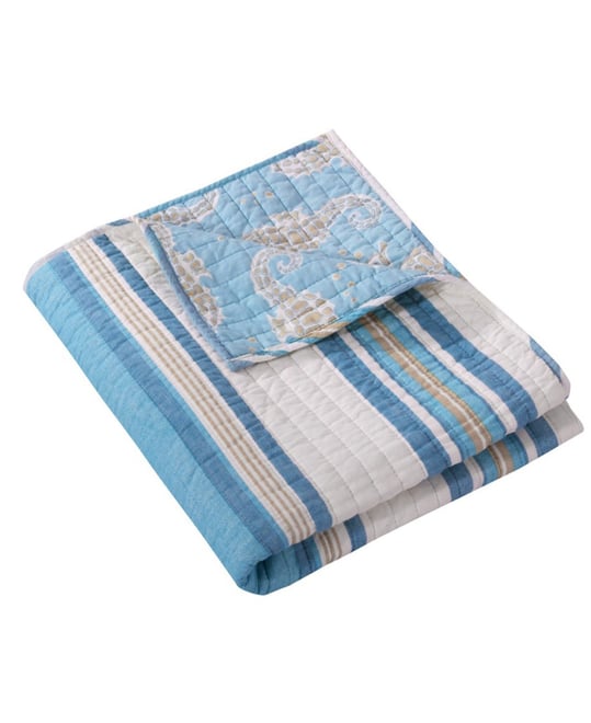 Maui Stripe Reversible Quilted Throw, 50" x 60"