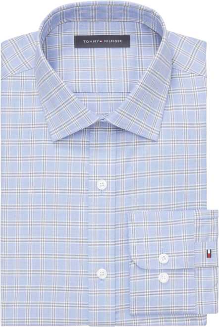 Tommy Hilfiger Flex Classic Fit Spread Collar Dress Shirt, Men's Shirts