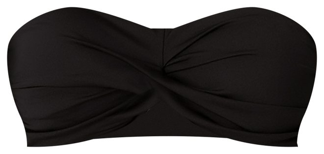 Solid Twist-Front Bikini Top