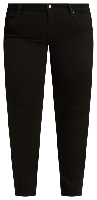 Trendy Plus Size 314 Mid-Rise Shaping Straight-Leg Jeans