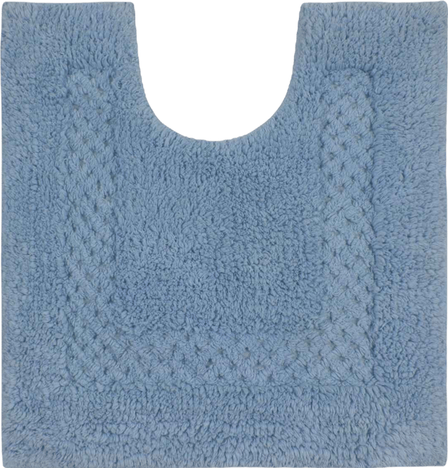Classy U-Shape Contour Toilet Rug, 20" x 20"