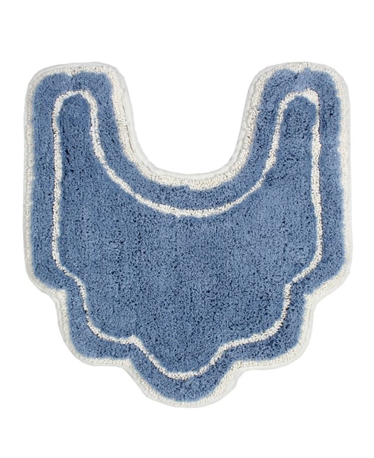 Allure Bathroom U-Shape Contour Toilet Rug, 20" x 20"