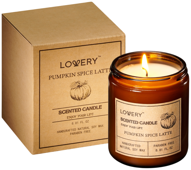 Pumpkin Spice Latte Scented Candle, 8.81 oz.