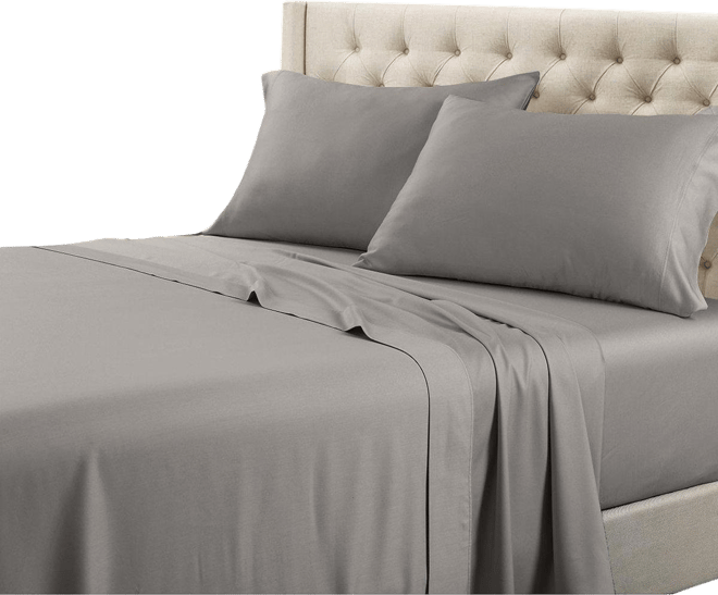 600 Thread Count Solid Cotton Sheets Set, King