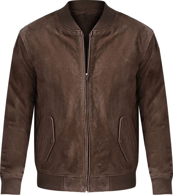 Men Urban Leather Bomber Jacket
