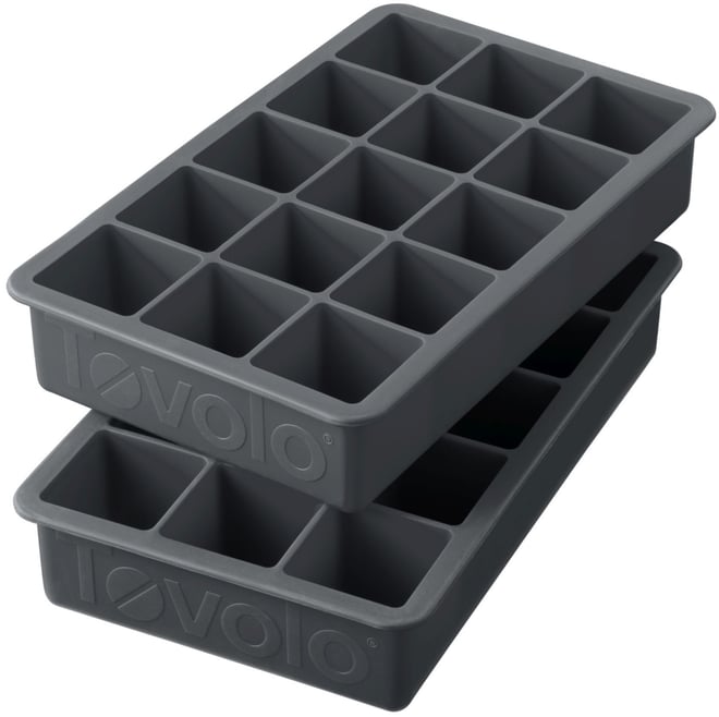 Perfect Cube Silicone Ice Mold Freezer Tray Of 1.25" Cubes For Whiskey