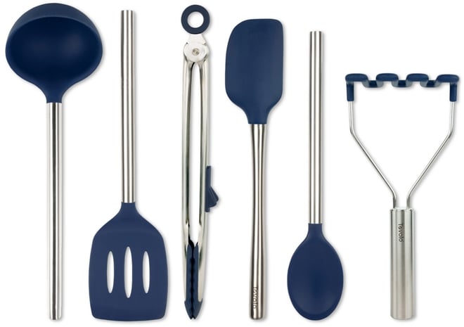 6-Pc. Silicone-Head Kitchen Utensil Set