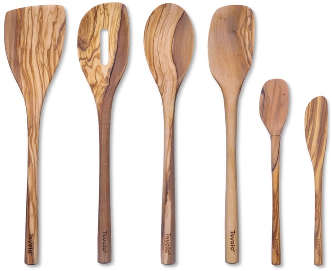 Tovola 6-Pc. Olive Wood Kitchen Utensil Set