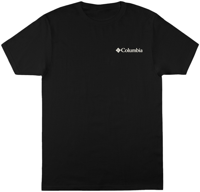 Black columbia cheap t shirt