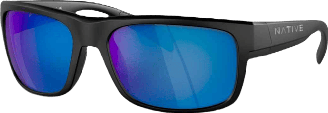 Native Men's Ashdown Polarized Sunglasses, Mirror Polar XD9003