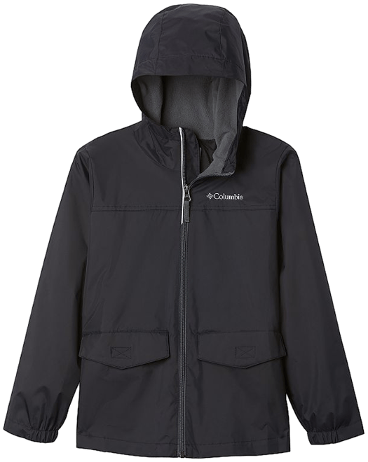 Boys fleece store lined rain jacket