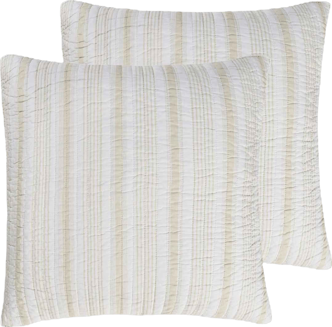 Camden Stripe 2-Pc. Sham Set, European