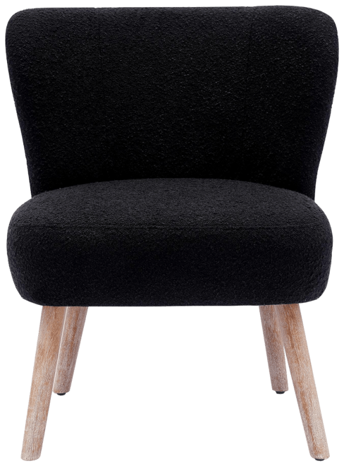 25.5" Wide Upholstered Boucle Accent Chair