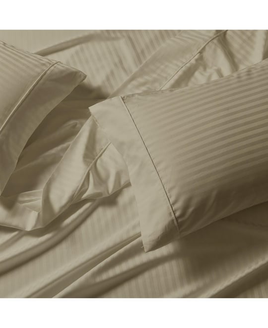 Low Profile (7-10 inches) 608 Damask Stripe Sheet Set Usa, Queen