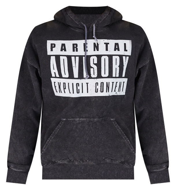 Shop Graphic Hoodie Parental Advisory Hoodie PAE1202XH black SNIPES USA