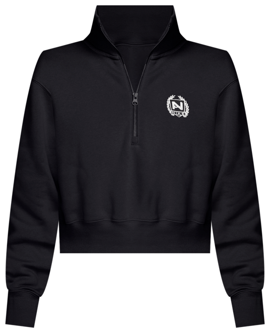 Nike Sportswear Women's Oversized 1/2-Zip Crop Fleece Sweatshirt