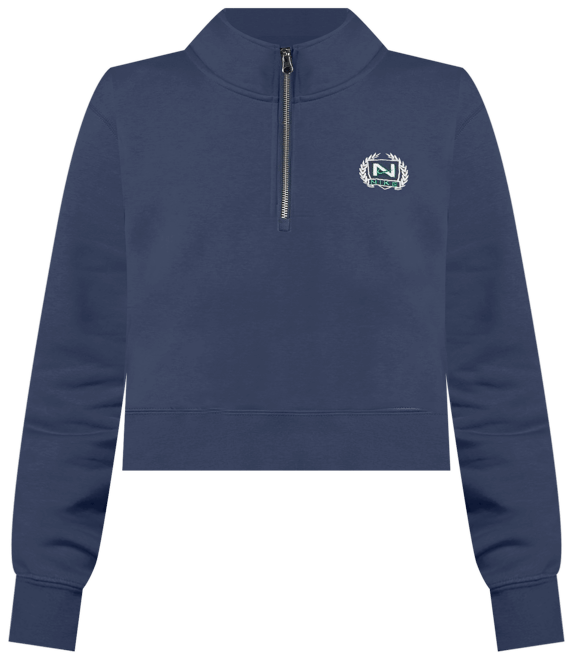 Nike Sportswear Women's Oversized 1/2-Zip Crop Fleece Sweatshirt