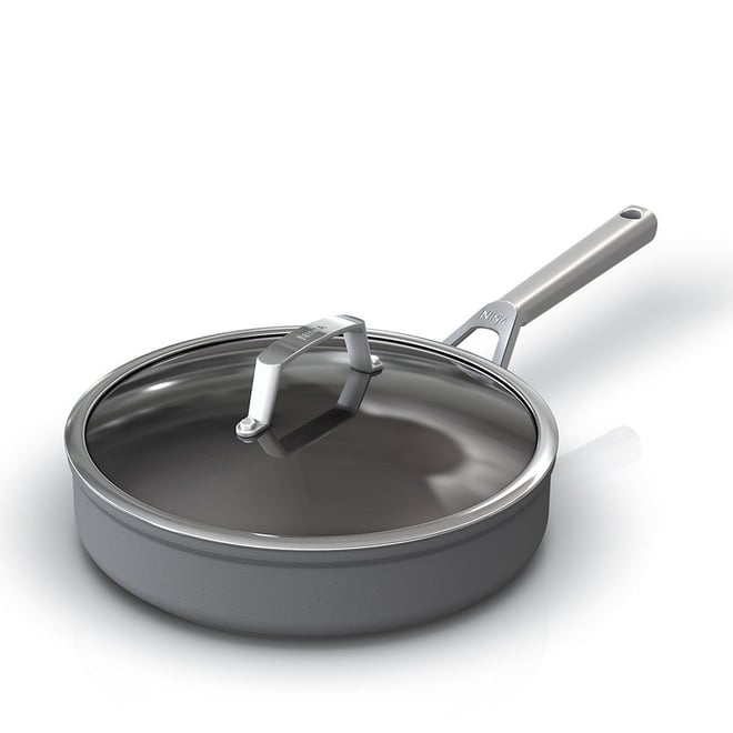 Ninja Foodi NeverStick Stainless 3-Piece Fry Pan Set 