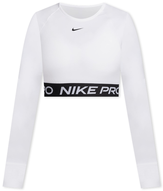 Nike Pro Women's Dri-FIT Cropped Long-Sleeve Top