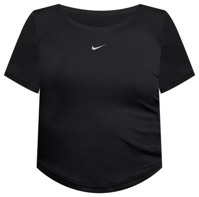 Nike Sportswear Chill Knit Women's Tight Scoop-Back Short-Sleeve Mini-Rib Top
