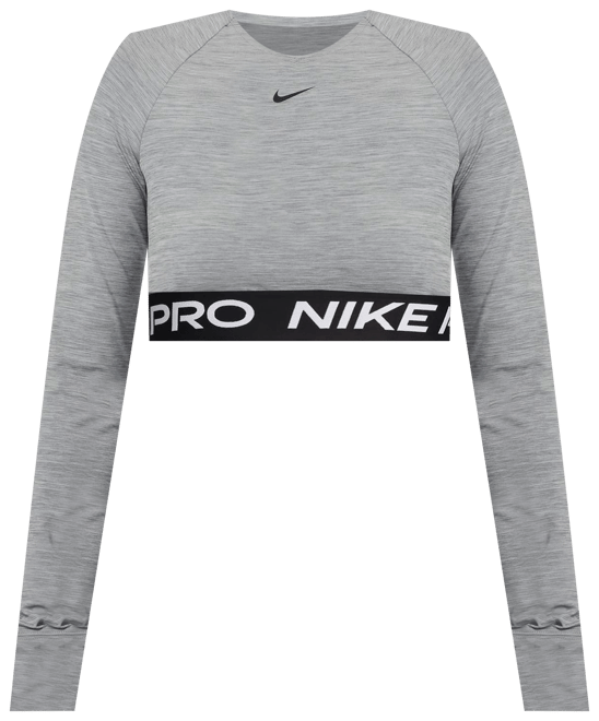 Nike Pro Women's Dri-FIT Cropped Long-Sleeve Top