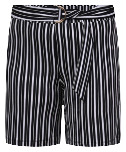 Petite Ring Belt Knit Shorts