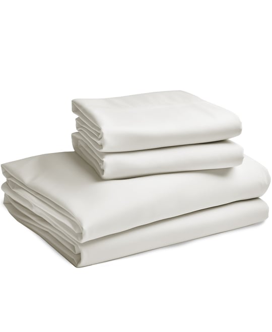 Certified Luxury 100% Egyptian Cotton Sheets, 4 Piece Deep Pocket Bed Sheets Set, Sateen Cooling Sheets for Hot Sleepers by 