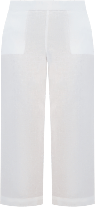 Petite 100% Linen Pull-On Cropped Pants, Created for Macy's