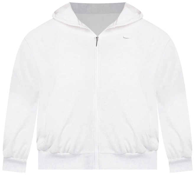 Image of Nike Sportswear Chill Terry Women's Loose Full-Zip French Terry Hoodie (Plus Size)