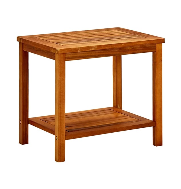 Coffee Table 19.7"x13.8"x17.7" Solid Acacia Wood