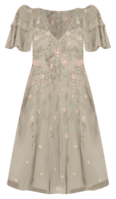 Adrianna Papell Women's V-Neck Beaded Dress - Macy's