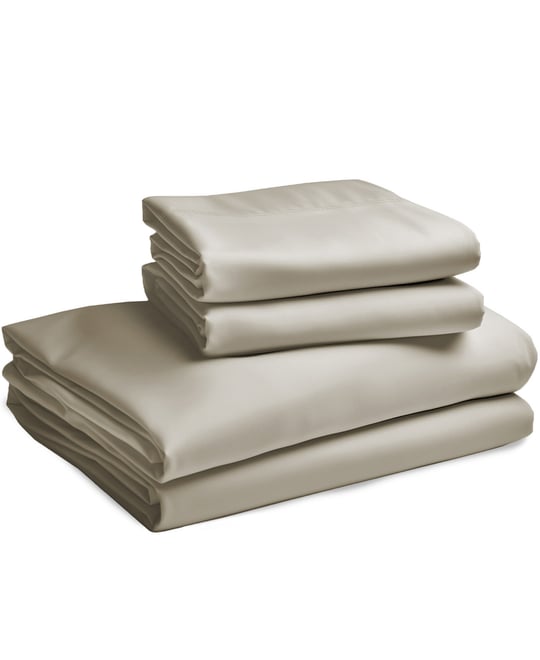 Certified Luxury 100% Egyptian Cotton Sheets, Queen Sheets for Queen Size Bed, 4 Piece Deep Pocket Bed Sheets Set, Sateen Cooling Sheets for Hot Sleepers by California Design Den