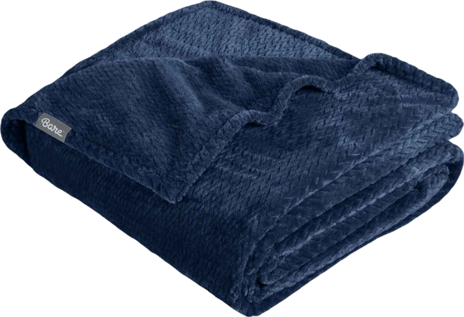 Textured Micro plush Fleece King/California King Blanket