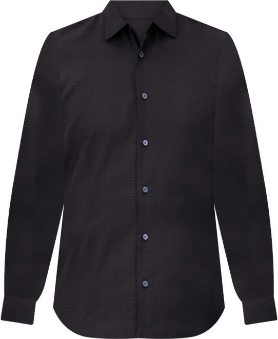 Men's Slim-Fit Tonal-Print Shirt