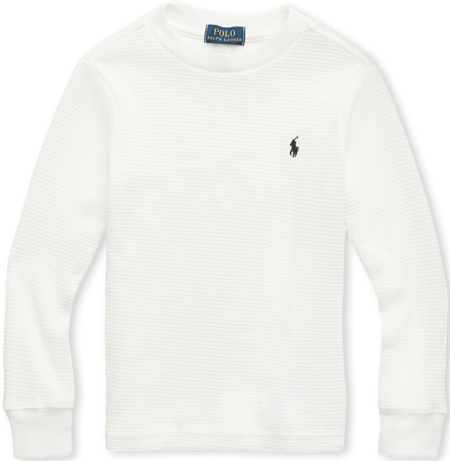 Polo Ralph Lauren Toddler and Little Boys Waffle Long-Sleeve T-shirt
