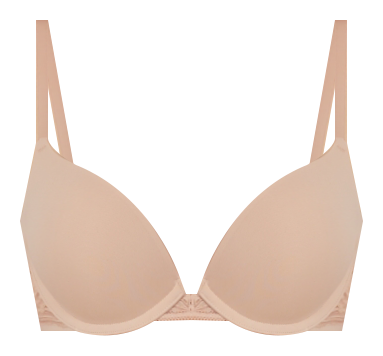 Women's Sleek Micro Push Up Bra with Lace G9200
