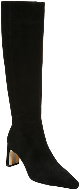 Sylvia Snip-Toe Knee-High Dress Boots